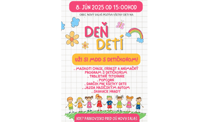 Deň detí - 8.6.2025