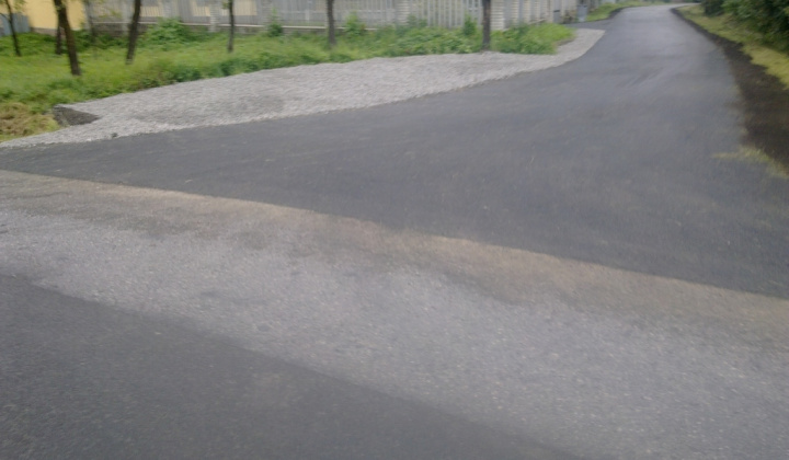 Nový asfalt na Parádnej ulici