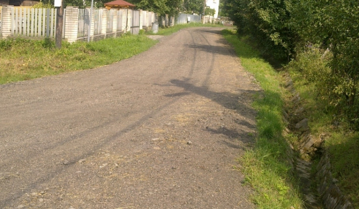 Nový asfalt na Parádnej ulici