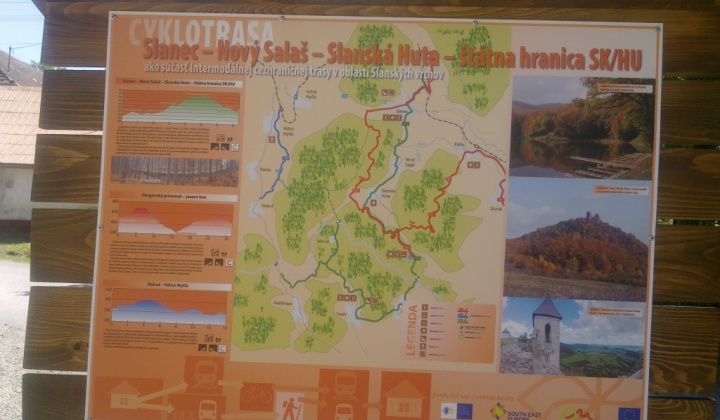Cyklotrasa Slanec-Nový Salaš-Slanská Huta
