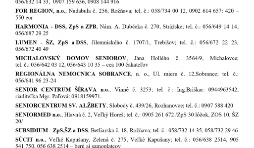 Posedenie s dôchodcami