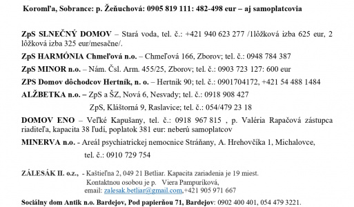 Posedenie s dôchodcami
