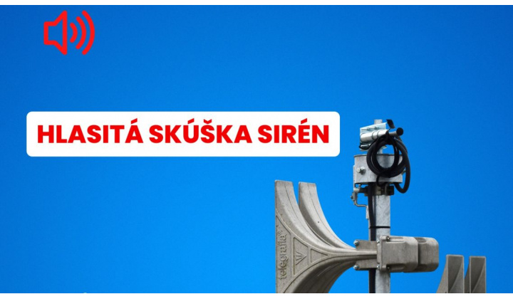 Hlasitá skúška sirén