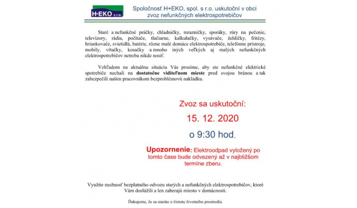 Zber elektroodpadu