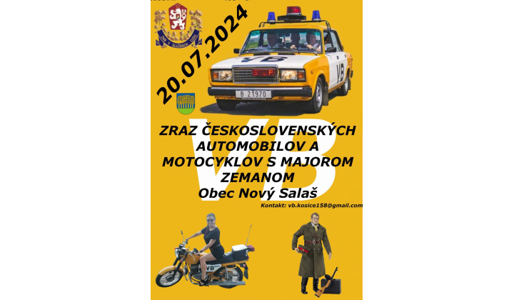 Zraz Československých  automobilov a motocyklov 20.7.2024